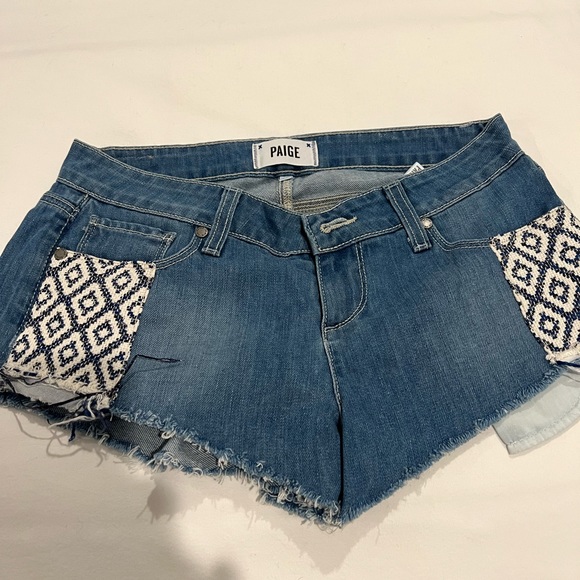 Paige Denim Shorts size 25 - Picture 2 of 4